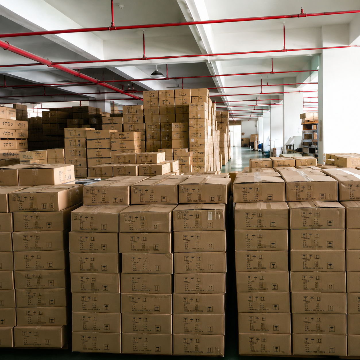 Export carton storage